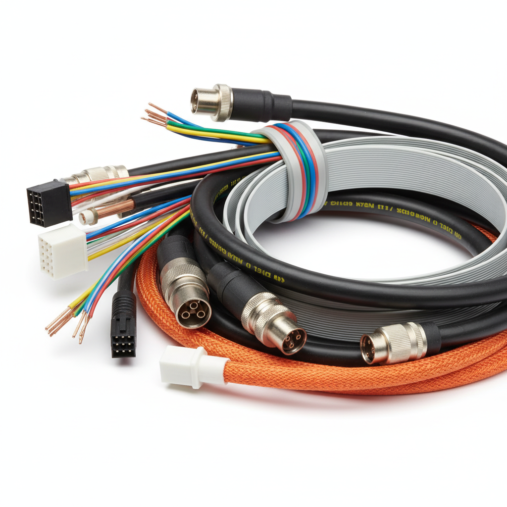 Cabos e conectores variados