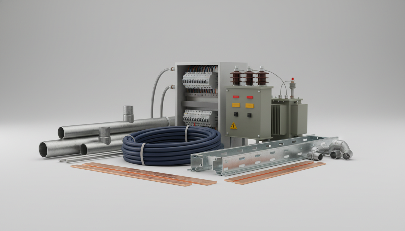 Materiais de infraestrutura elétrica: pain